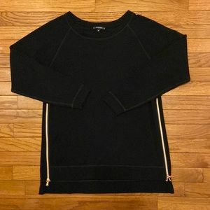 Stella & Dot Top with Rose Gold Side Zippers